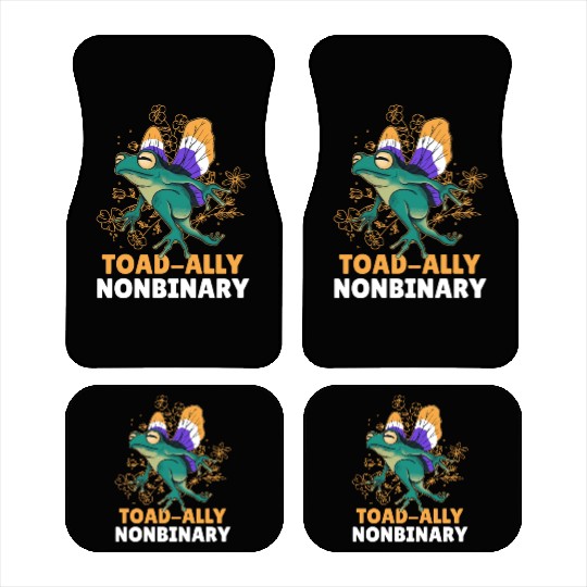 Toad-Ally Nonbinary Car Mats