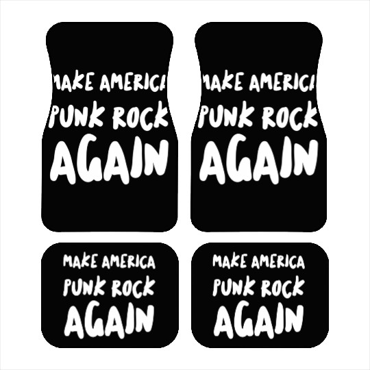 Make America Punk Rock Again Dad Tattoos Punker Car Mats