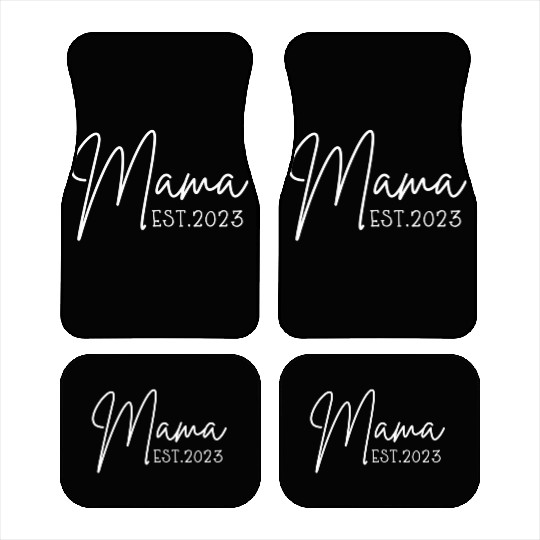 Mama Est 2023 Pocket Promoted To Mama Pregnancy Car Mats