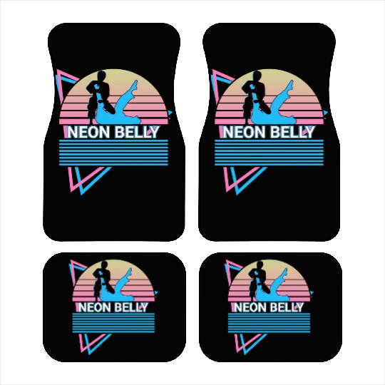 Funny Jiu Jitsu BJJ Retro Car Mats