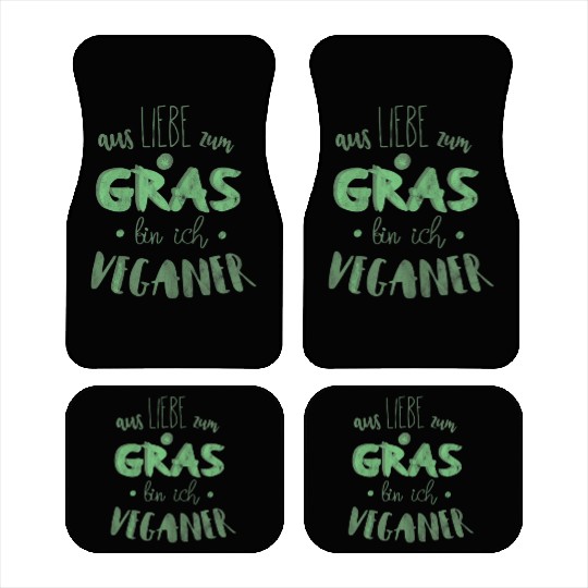 Vegan Vegan Kiffer Grass Smoking Kiffen V Power Sl Car Mats