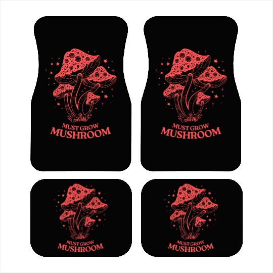 cool Mushroom farmer Car Mats