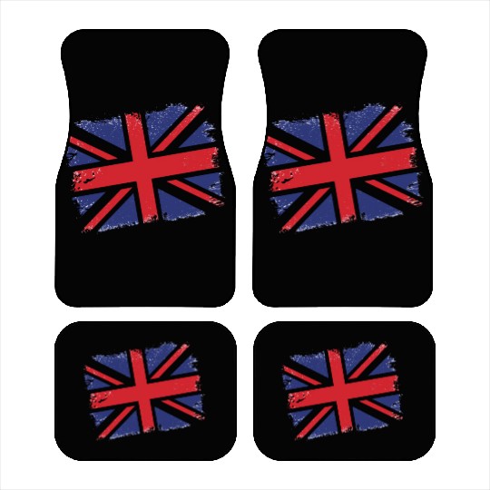 Union Jack Vintage UK Flag Great Britain UK Car Mats
