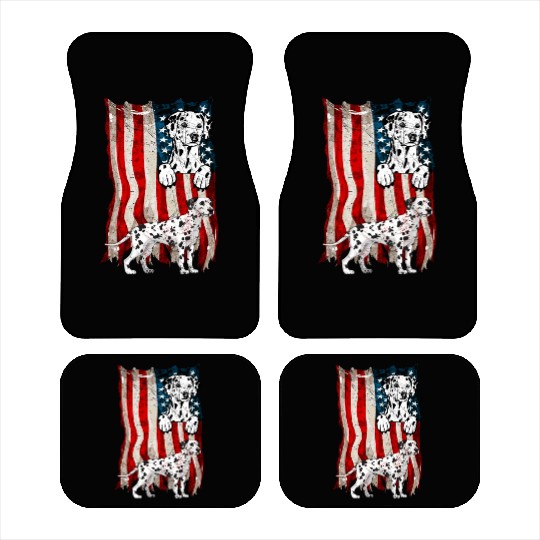 Dalmatian Flag Car Mats