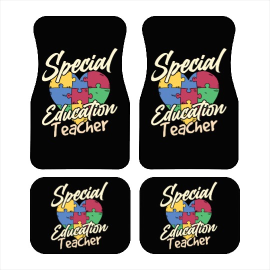 Special Education Teacher Cute Sped Awareness Car Mats