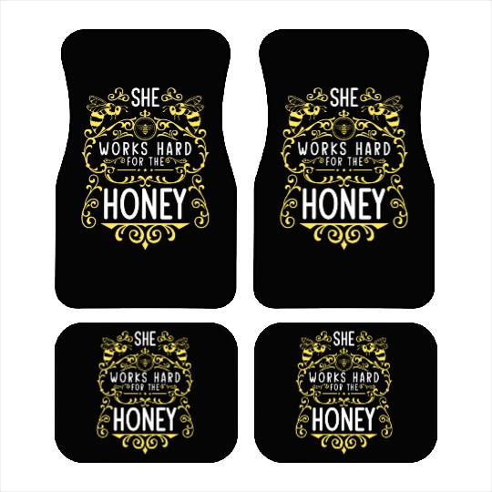 Bee Honey Bee Animal Car Mats