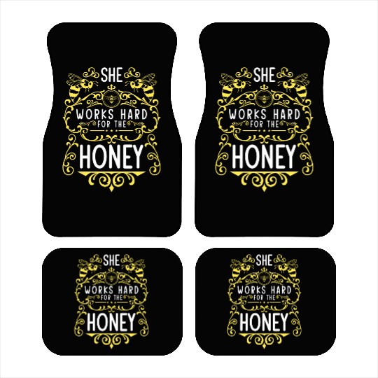 Bee Honey Bee Animal Car Mats
