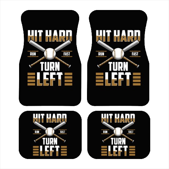 Baseball Catcher Team Coach Car Mats