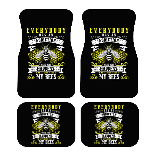 Honey Honey Bee Nature Wasp Car Mats