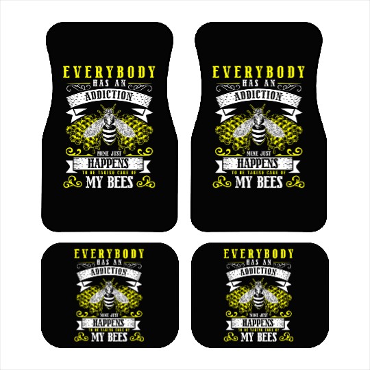 Honey Honey Bee Nature Wasp Car Mats