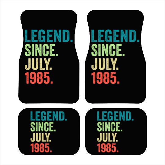 38 Legend Since July 1985 38Th Car Mats