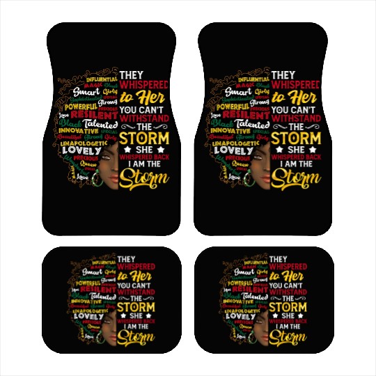 I Am Storm They Whired To Her You Can'T Withstand Car Mats