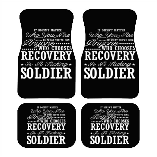 Drug Addiction Recovery Sobriety Sober Aa 12 Car Mats