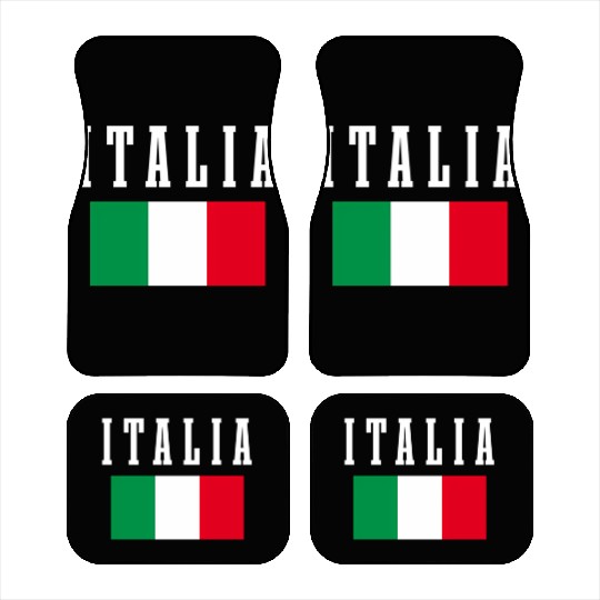 Italia Italian Flag Italy Pride Car Mats