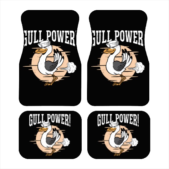 Gull Power Whirer Bird Seabird Seagull Car Mats