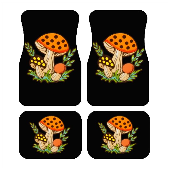 Merry Mushrooms 70S Kitchen Car Mats