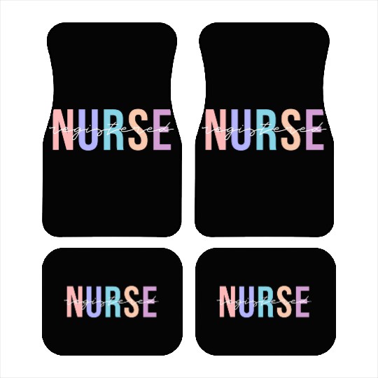 Registered Nurse Rn Emergency Room Nurse Car Mats