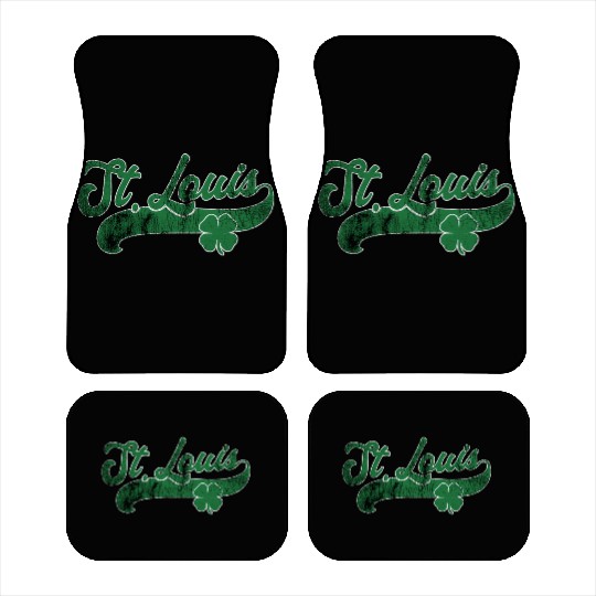 St Louis Shamrock St Patrick'S Day Saint Paddy'S Car Mats