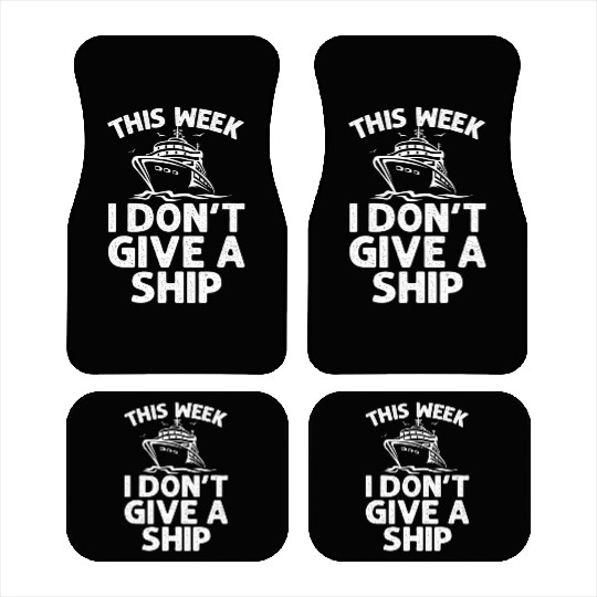 Funny Cruise Cruise Ship Cruising Lover Car Mats