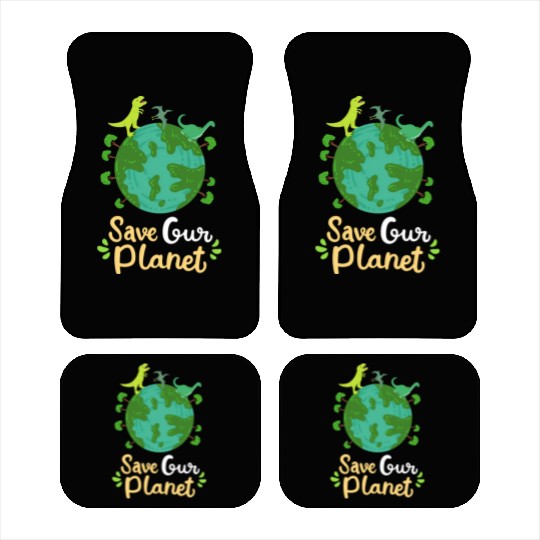 Earth Day Planet Save Our Planet Environmentalist Car Mats