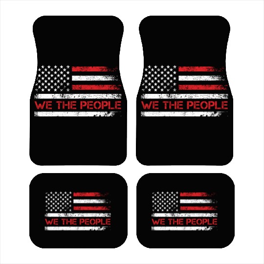 We the people 1776 Independence Day US Patriots Car Mats