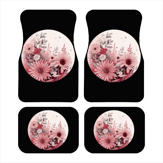 beautiful flowers in awesome summer colours Car Mats
