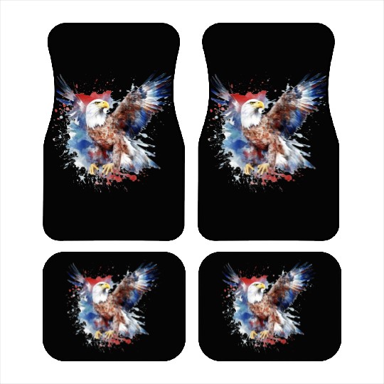 Eagle 4Th July Independent Day Car Mats