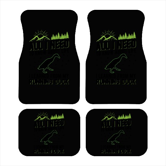 Indian Runner Duck Running Car Mats