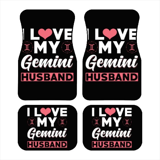 I love my Gemini Husband Car Mats