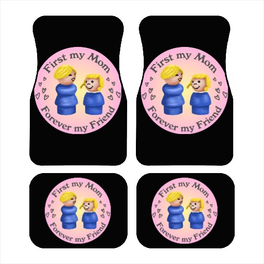 Fisher Price Little People mom friends Car Mats