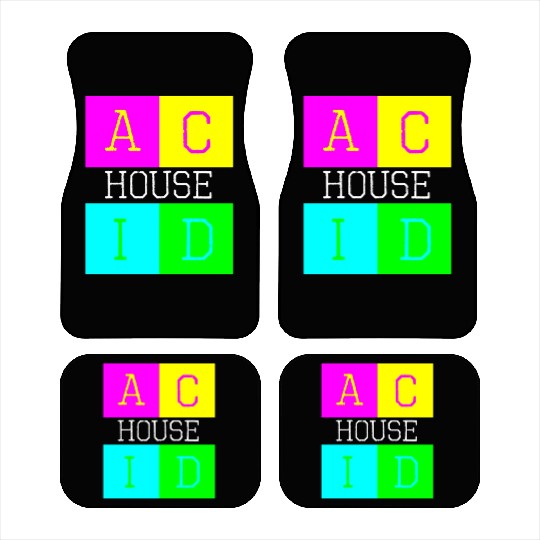 Acid house Car Mats