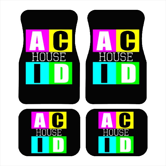 Acid house music Car Mats