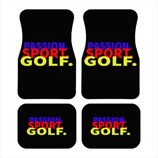 passion sport golf Car Mats 80s