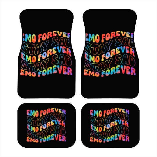 Emo Forever Stay Sad Car Mats