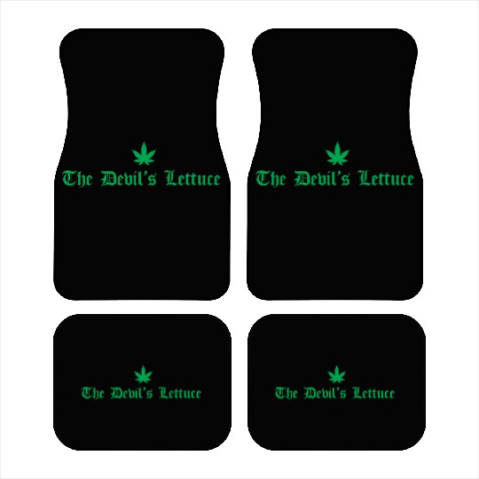 The Devil s Lettuce Green Car Mats