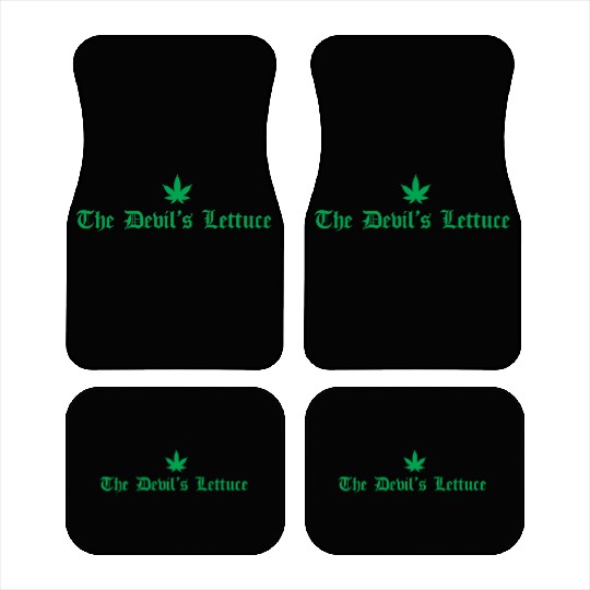 The Devil s Lettuce Green Car Mats