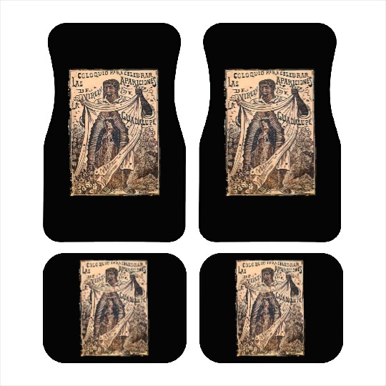 St Juan Diego Our Lady of Guadalupe Vintage Mary C Car Mats