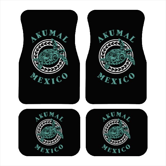 Akumal Meco T Tattoo Sea Turtle Car Mats