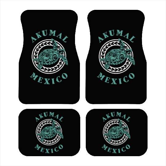 Akumal Meco T Tattoo Sea Turtle Car Mats