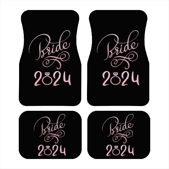 Bride To Be 2024 Fiancã© Engagement Announcement Car Mats