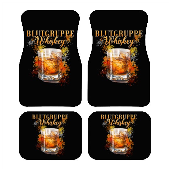 Blutgruppe Whiskey Cocktail for Bartender Car Mats