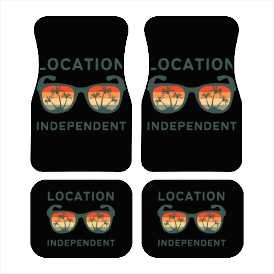 Digital nomad = Location independent Car Mats