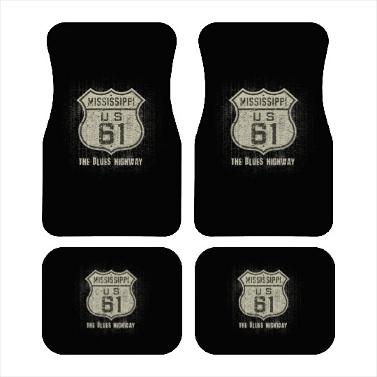 Mississippi Us 61 The Blues Highway Car Mats