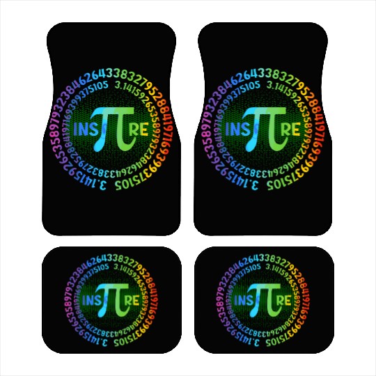 Happy Pi Day Pi Symbol Math Teacher Inre Pi Day Car Mats