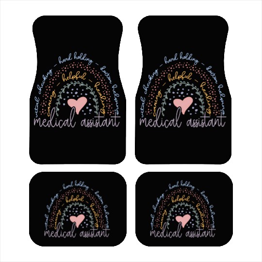 Rainbow Medical Assistant Car Mats