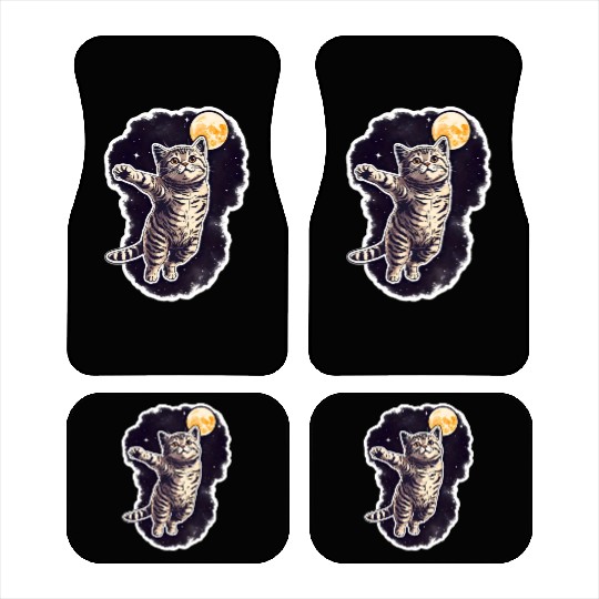 Space cat Car Mats