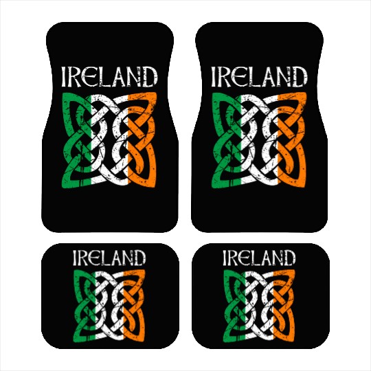 St Patric Day Celtic Knot Ireland Car Mats
