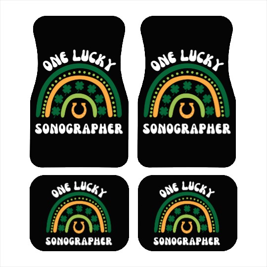 Sonographer Ultrasound Techian St Patrick'S Day Car Mats