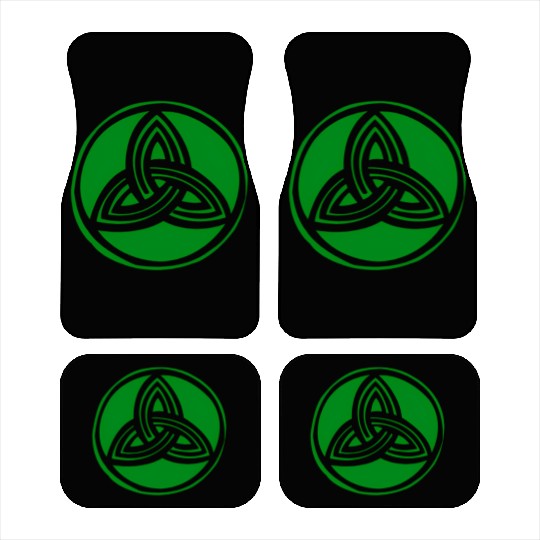 Irish Celtic Cross Trinity Knot St Patrick'S Day Car Mats