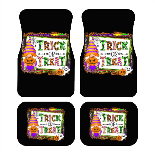 Halloween Gnomes Witch Autumn Trick Or Treat Car Mats